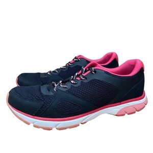 Vionic Tokyo Sneaker Drift Black Pink Athletic Shoe Women’s 8.5